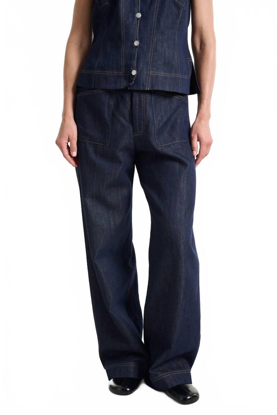 NEW BITTE KAI RAND kurai straight leg pant in dark denim